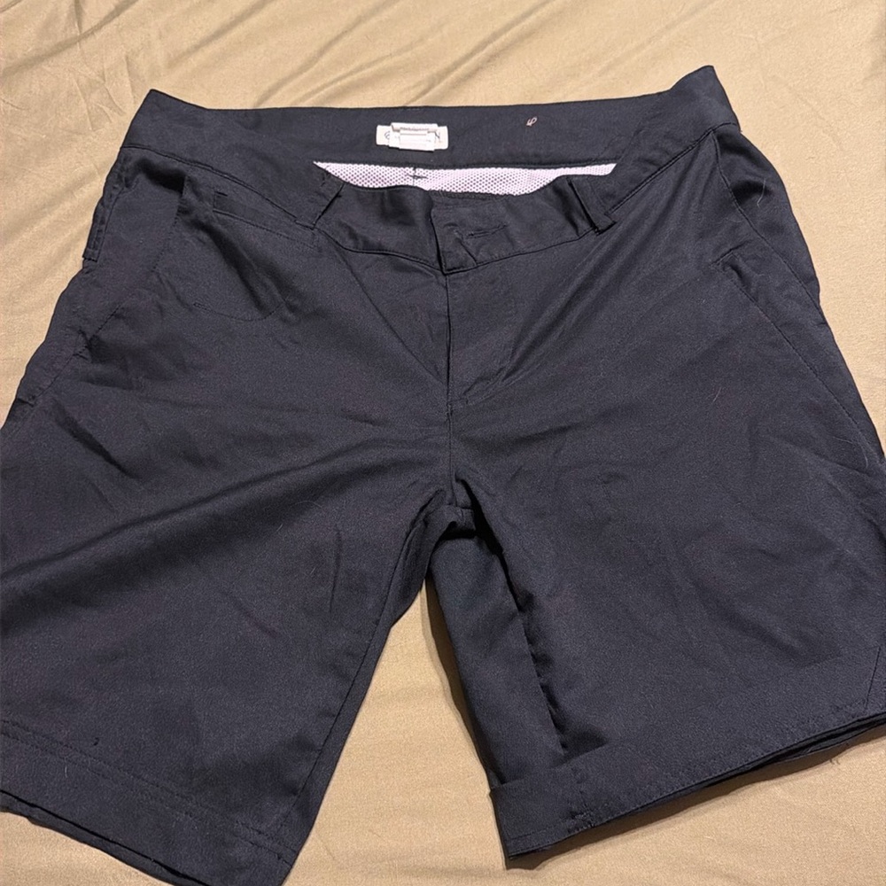 Black shorts- excellent condition.thin material cool for summer. Magellan